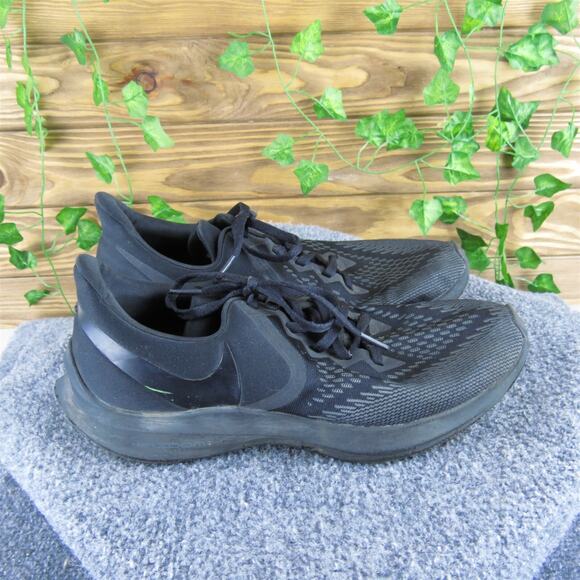Nike Men's Zoom Winflo Sneaker Black Synthetic Size 9.5 Medium Used 2025 - Picture 3 of 6